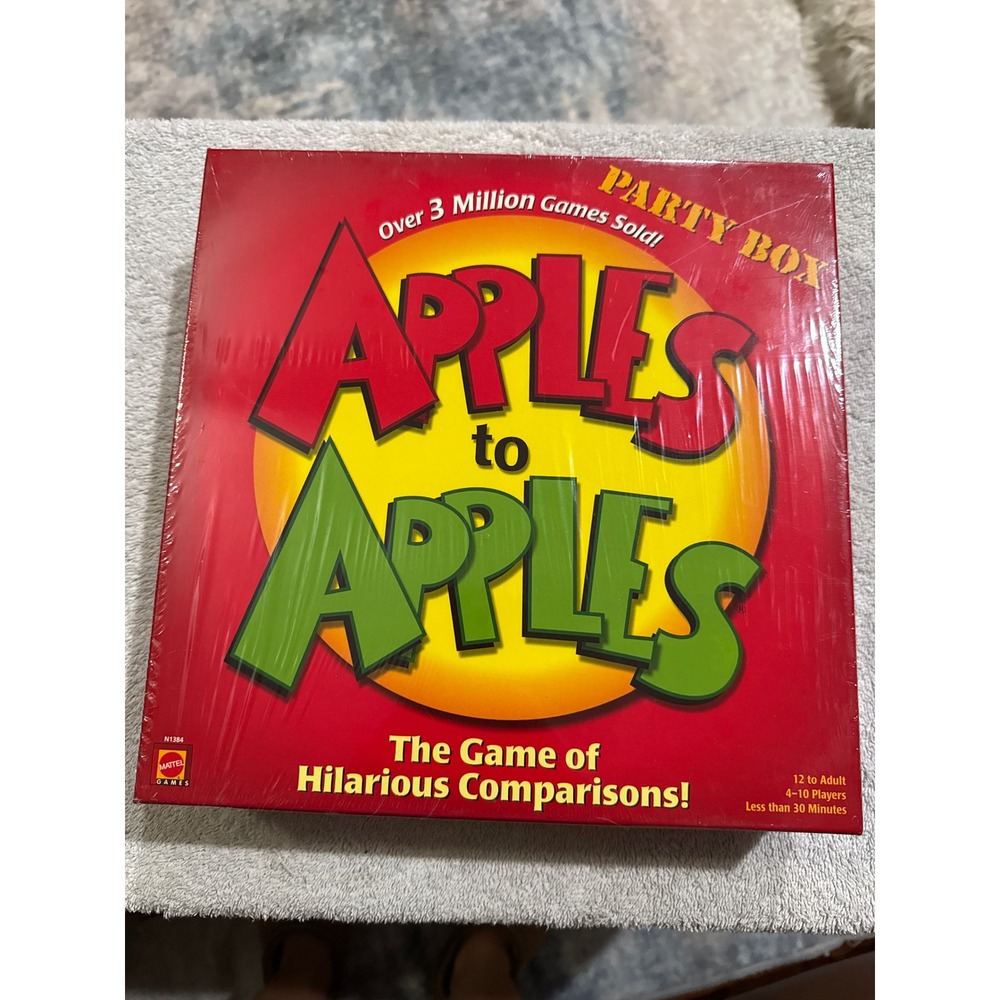 Mattel Apples to Apples Party Box Card Game N1384 New Sealed 1000+ Cards
